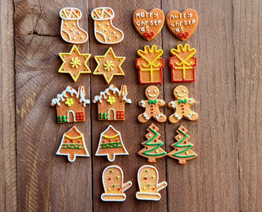 Christmas Gingerbread Mini Clips - Collab