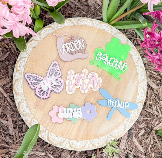 Personalized Spring Clips