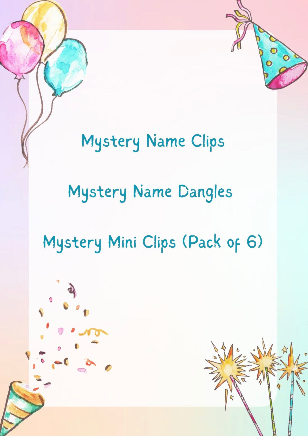 Mystery Sale