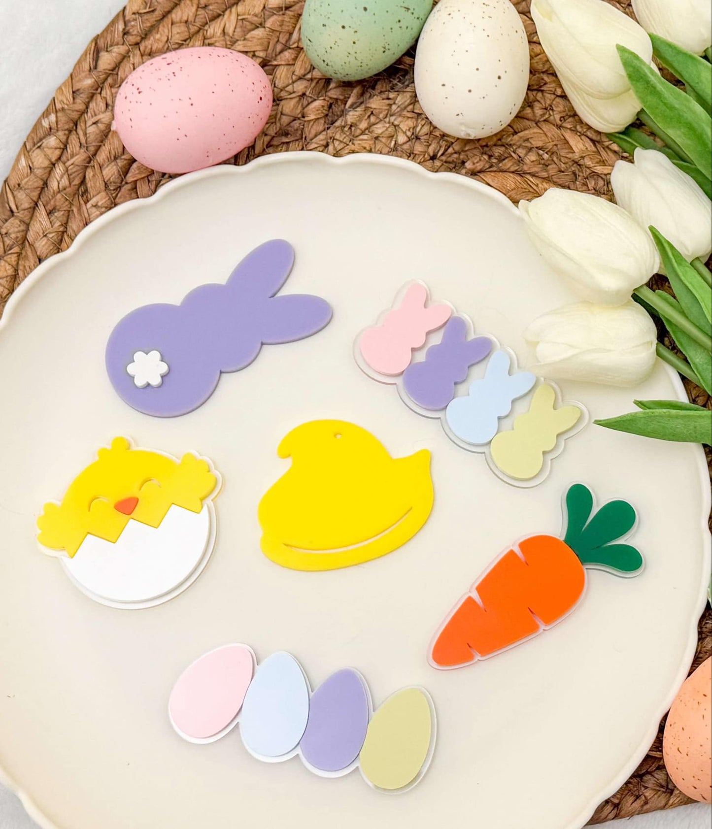 Non Customized Easter Name Clips